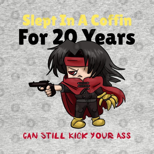 Vincent Valentine Chibi Kick Your Ass by Gamers Utopia